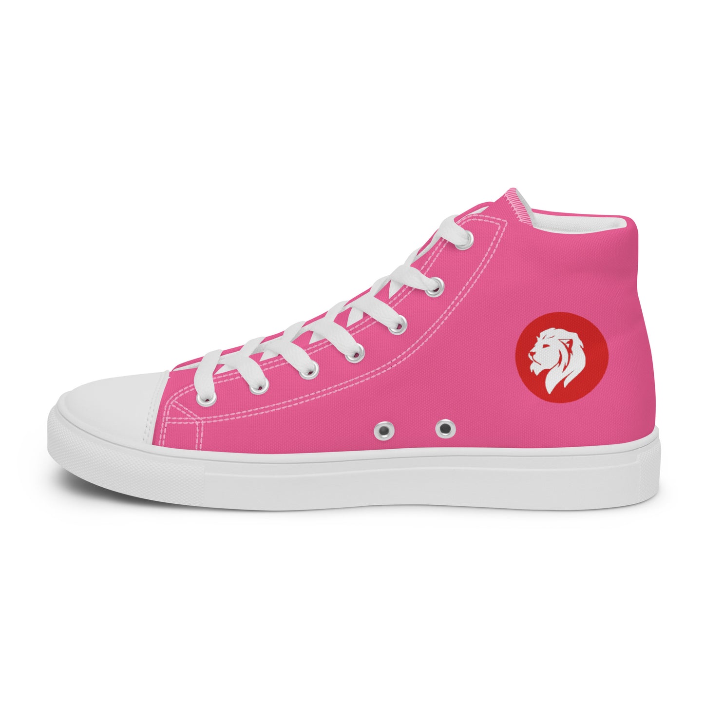 0704 Hi-Tops, Solid Pink, mk1