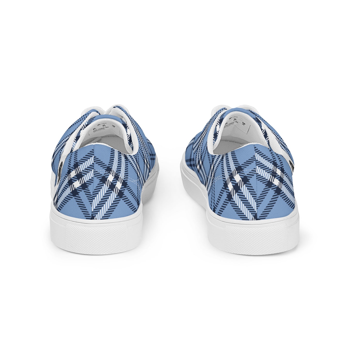 0705 Canvas Shoes, Plaid Blue