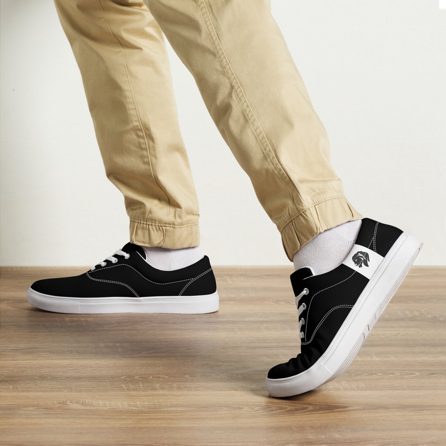 0705 Canvas Shoes, Solid Black