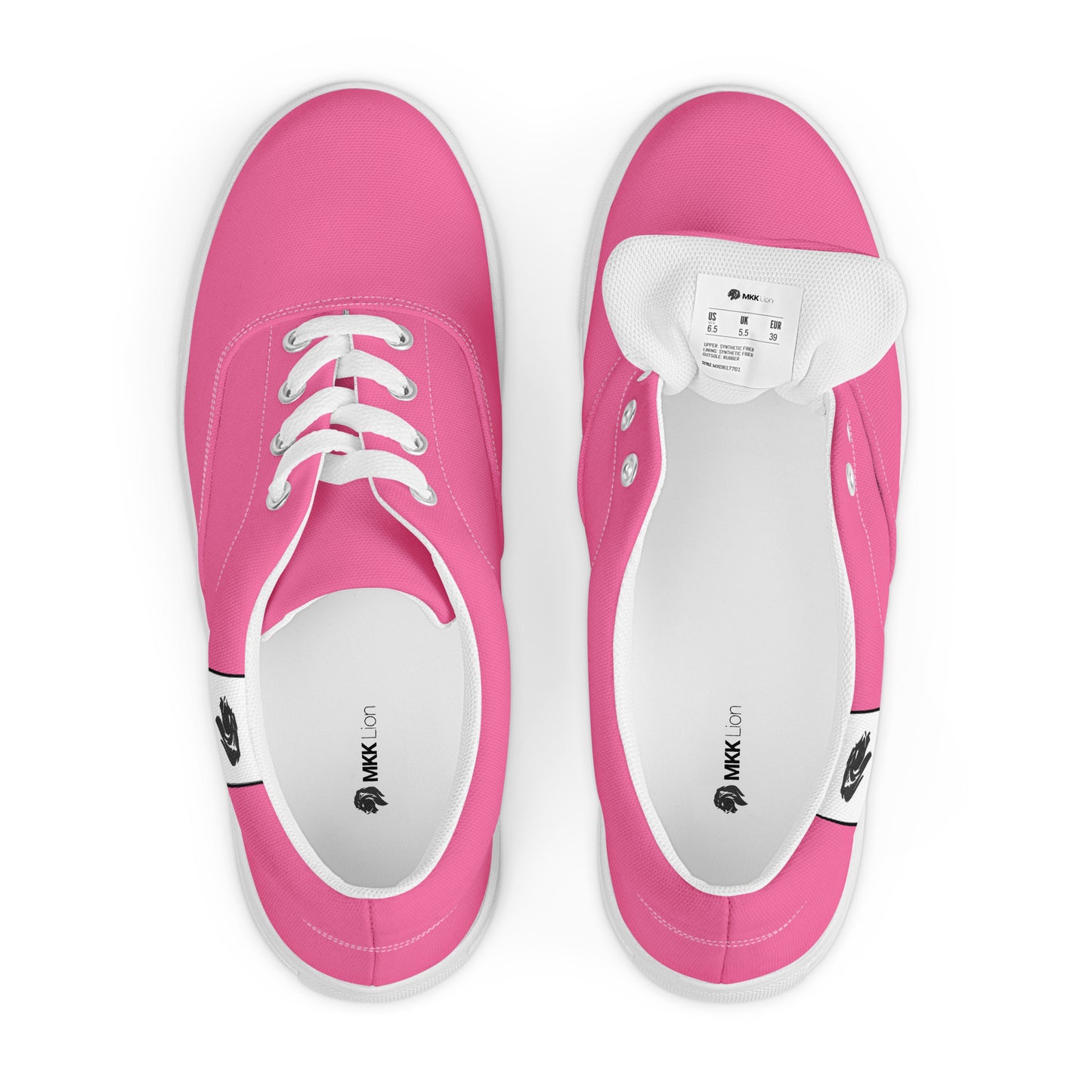 0705 Canvas Shoes, Solid Pink