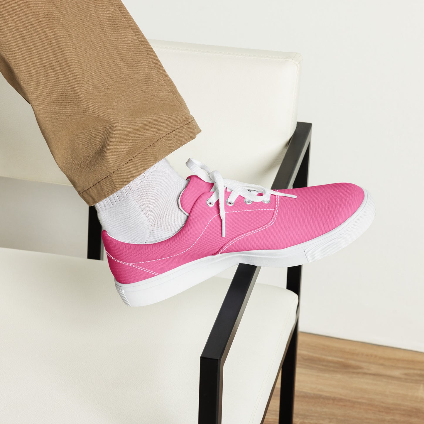 0705 Canvas Shoes, Solid Pink