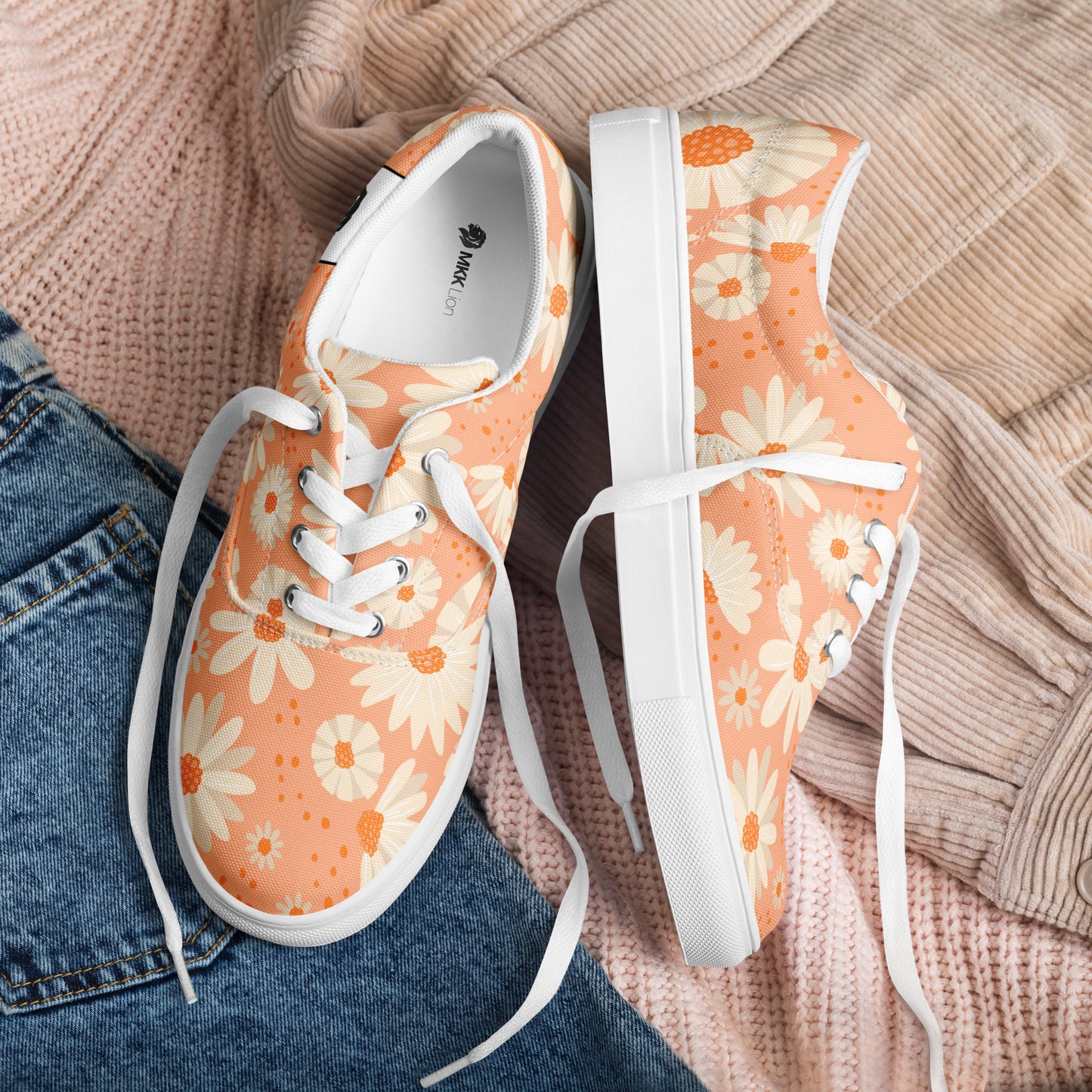 0705 Canvas Shoes, Daisies 3