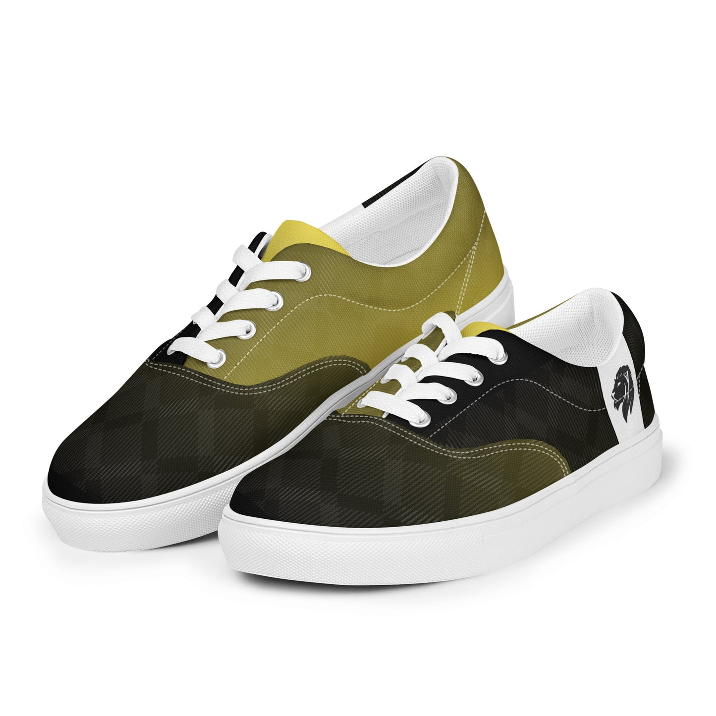 0705 Canvas Shoes, Gradient White to Yellow