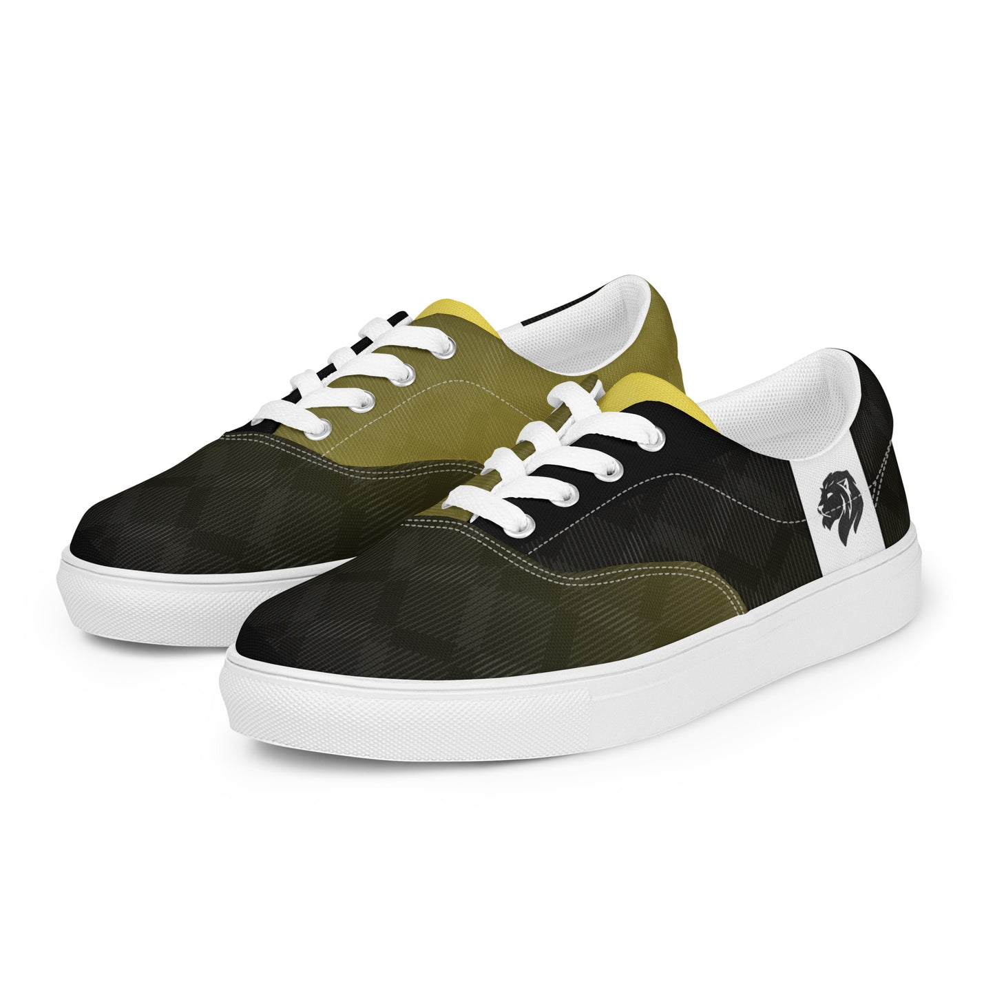 0705 Canvas Shoes, Gradient White to Yellow