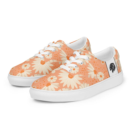 0705 Canvas Shoes, Daisies 3