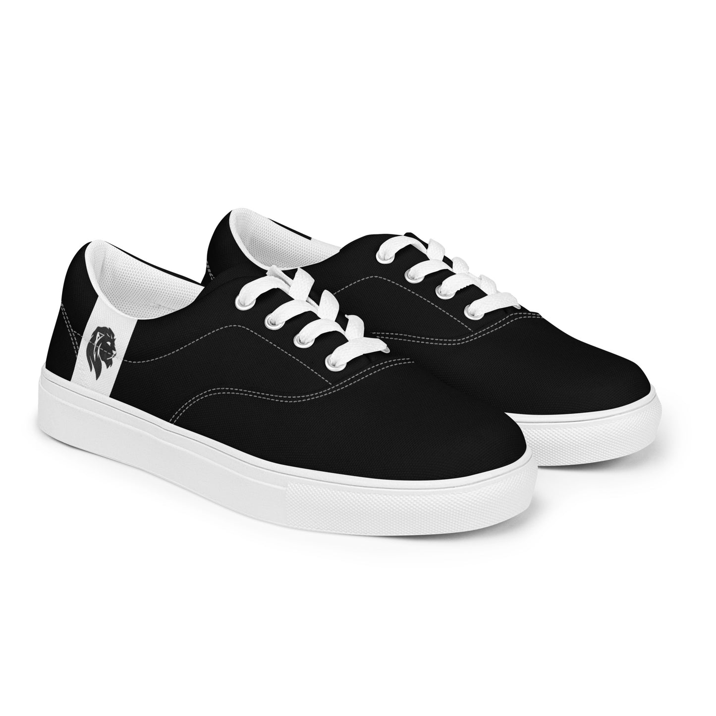 0705 Canvas Shoes, Solid Black