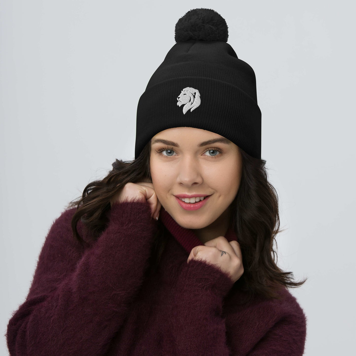 0801b Pom-Pom Beanie, 01