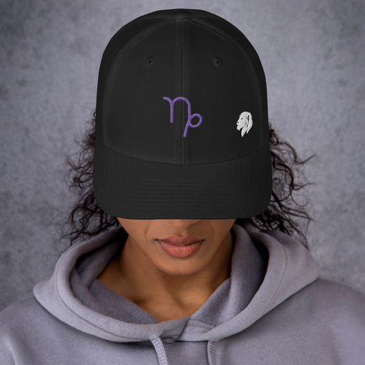 0804z Trucker Cap, Astrology Zodiac - Capricorn