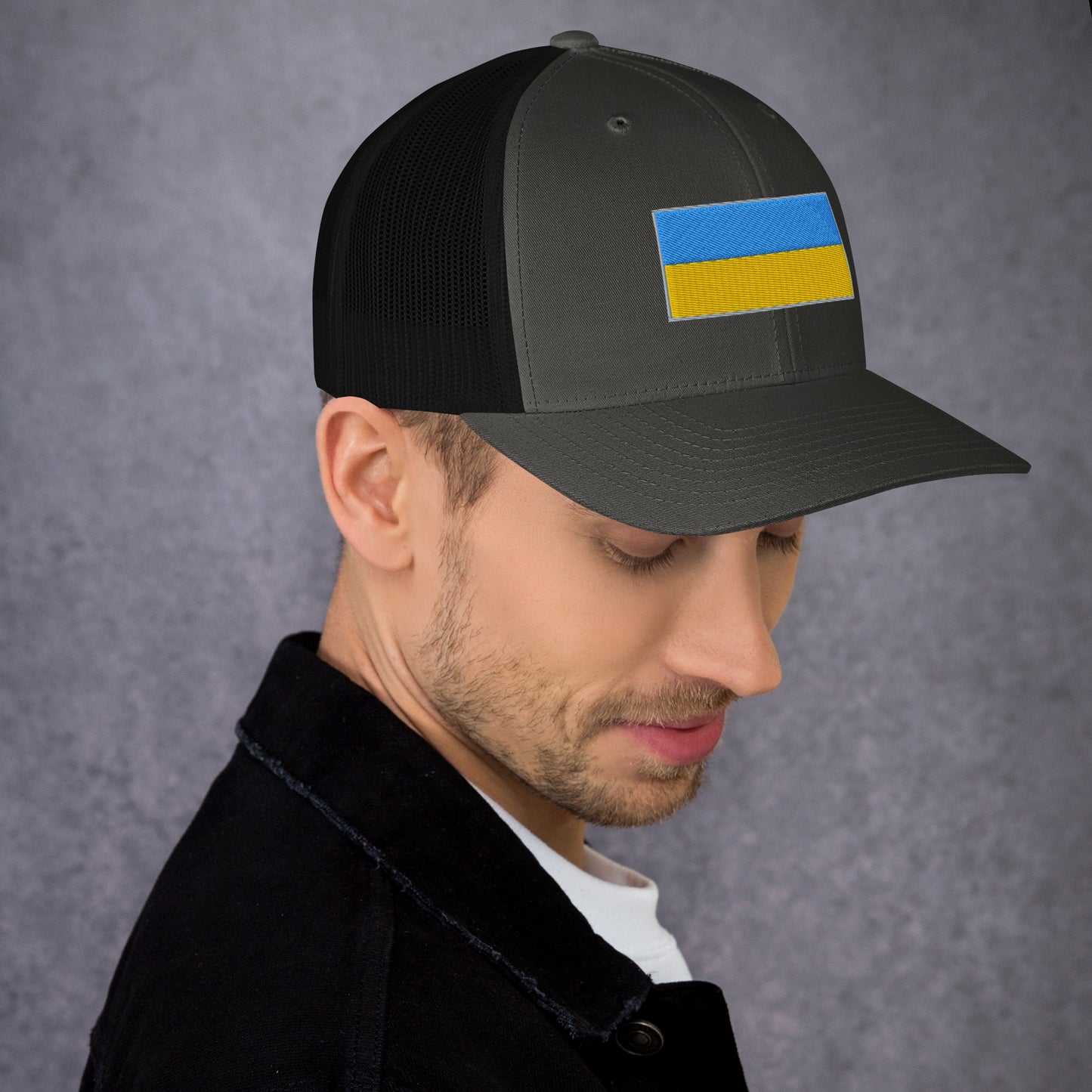 0804z Trucker Cap, Ukraine - Flag