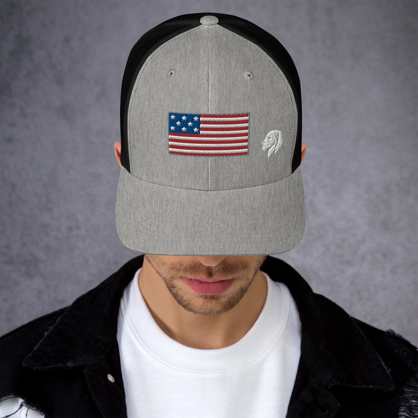 0804z Trucker Cap, USA - Flag