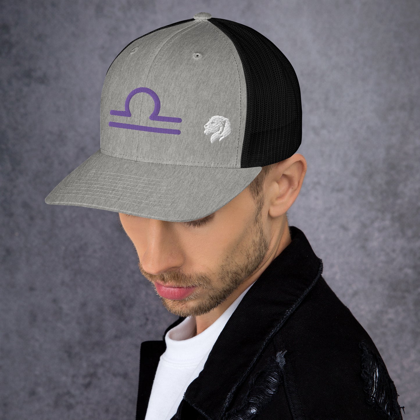 0804z Trucker Cap, Astrology Zodiac - Libra