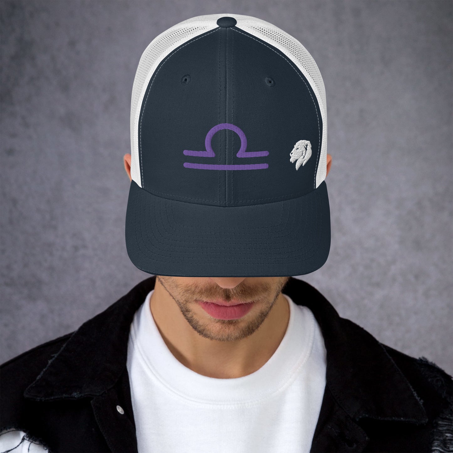 0804z Trucker Cap, Astrology Zodiac - Libra