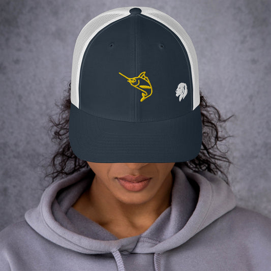 0804 Trucker Cap, Animal - Swordfish