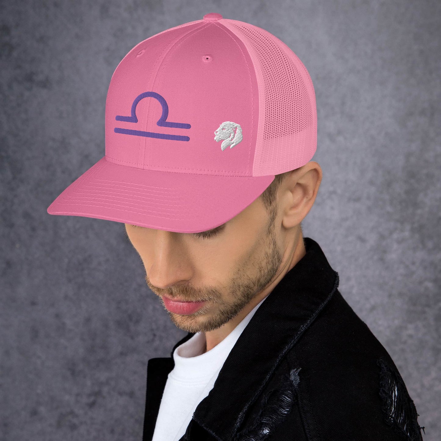 0804z Trucker Cap, Astrology Zodiac - Libra