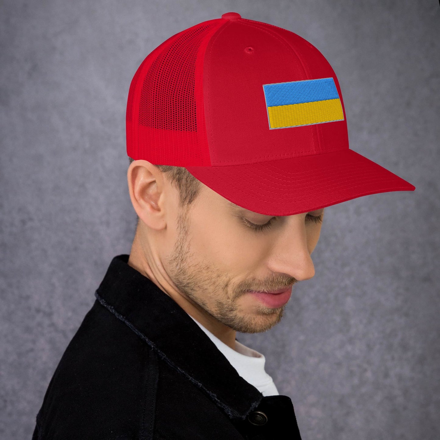 0804z Trucker Cap, Ukraine - Flag