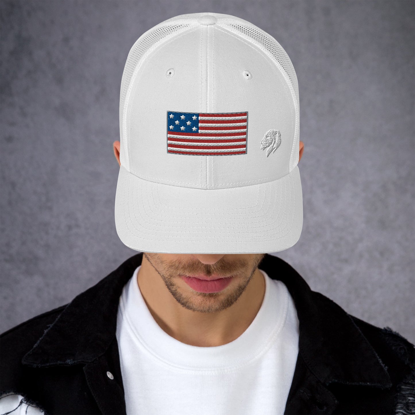 0804z Trucker Cap, USA - Flag