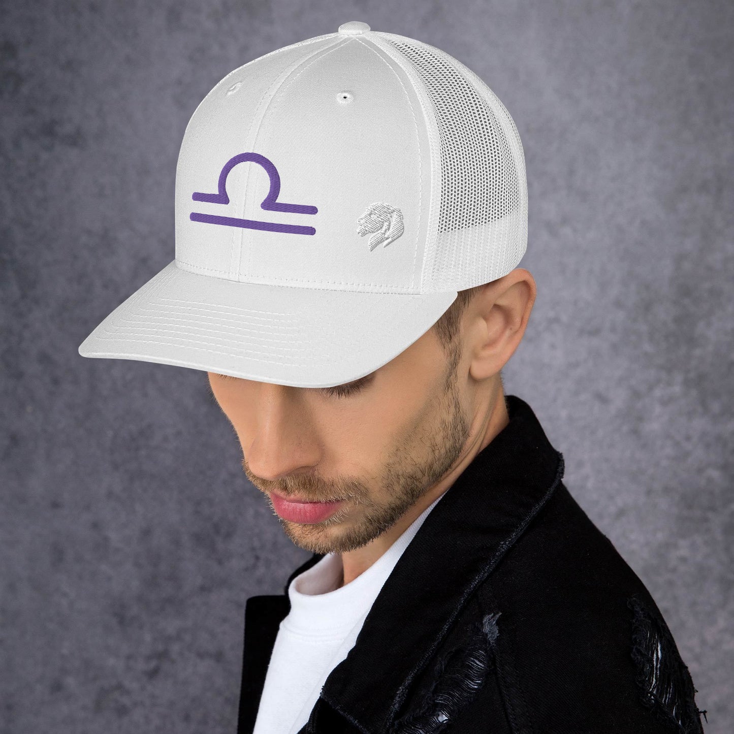 0804z Trucker Cap, Astrology Zodiac - Libra