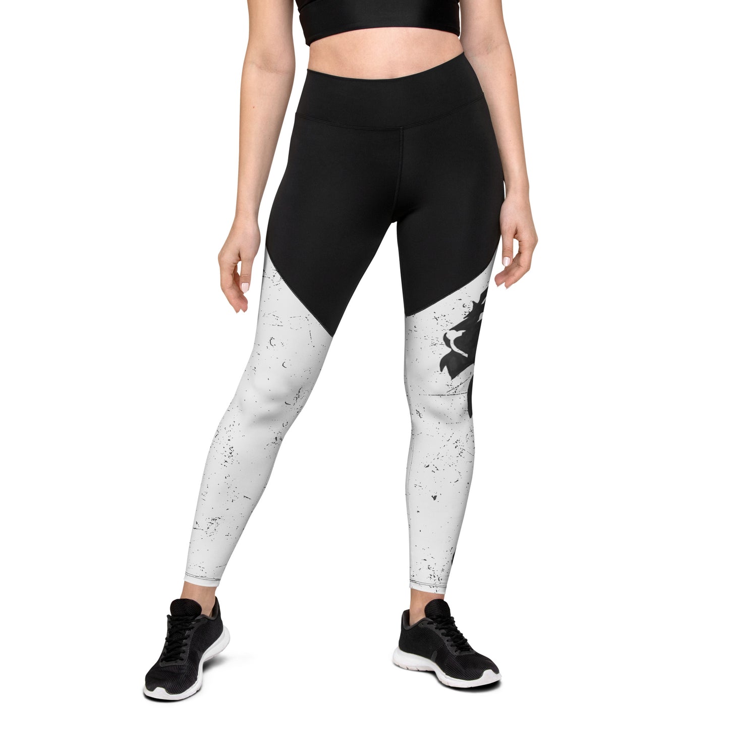 0306 Sports Leggings, Marble