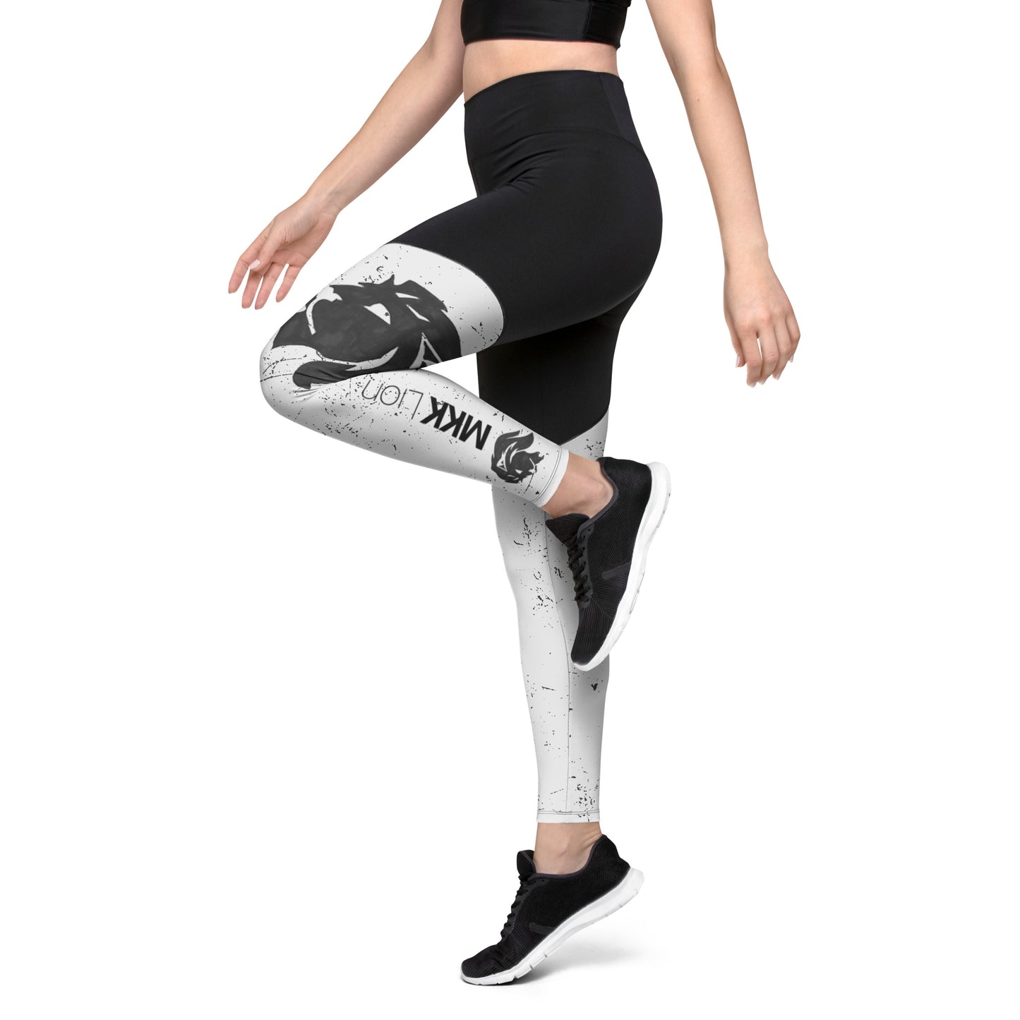 0306 Sports Leggings, Marble