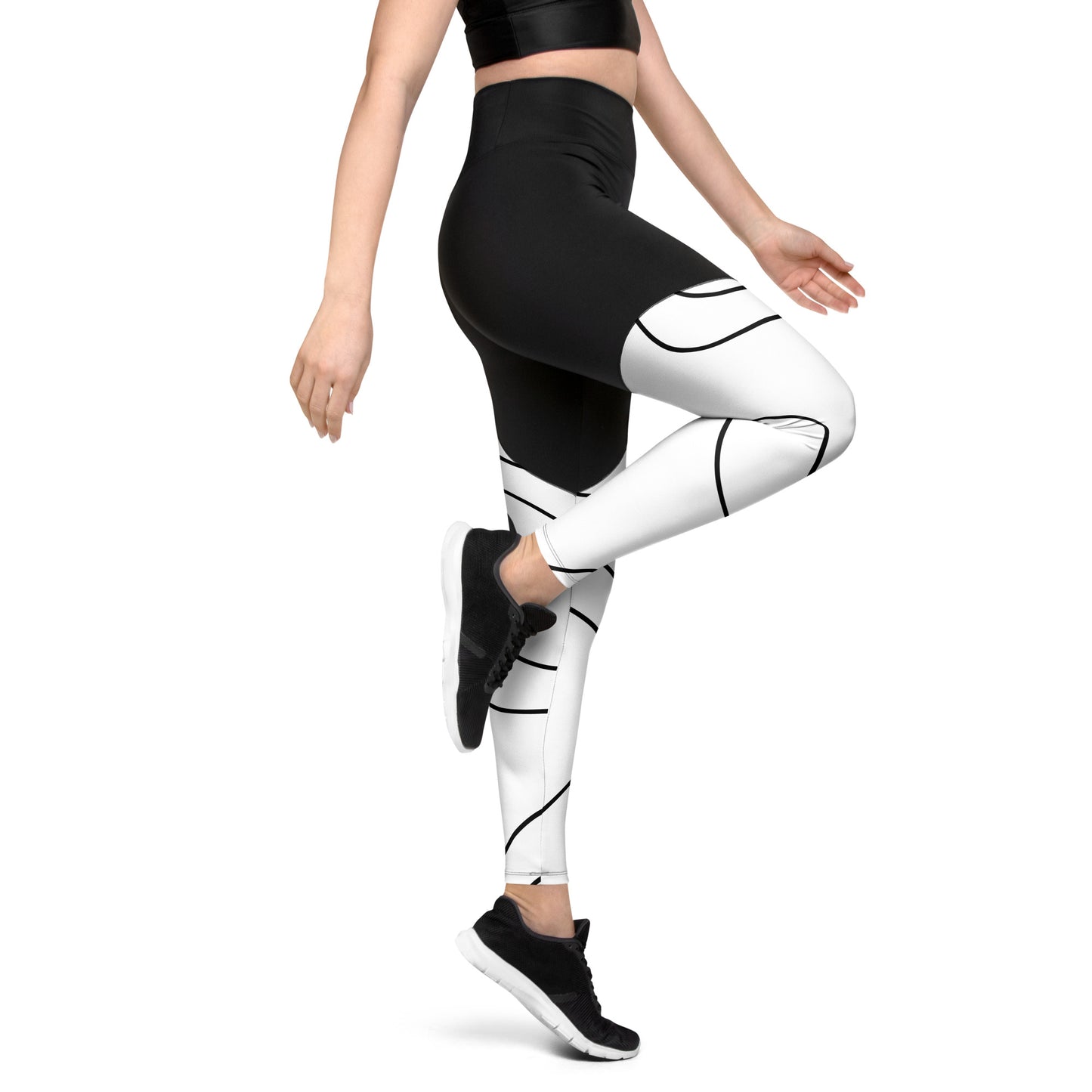 0306 Sports Leggings, One Line 4