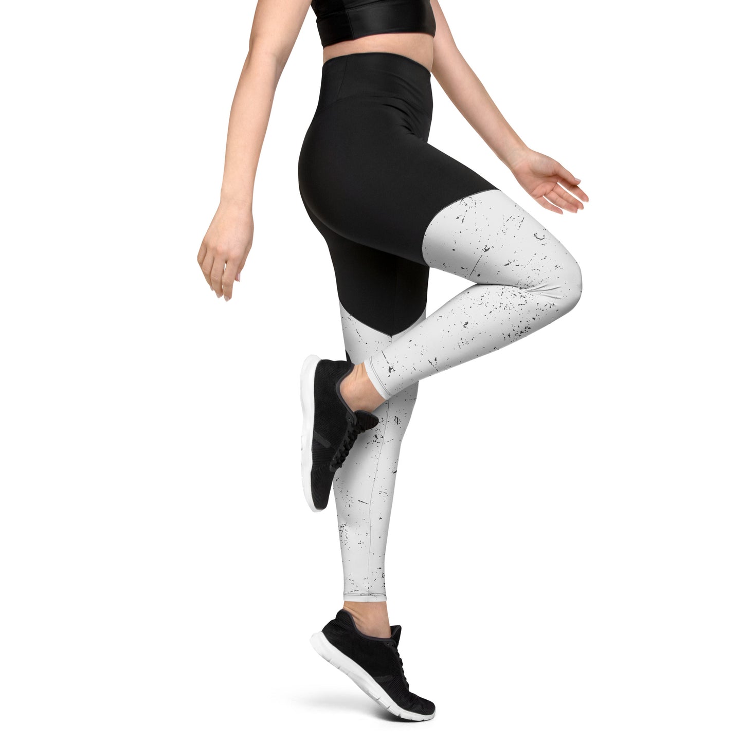 0306 Sports Leggings, Marble