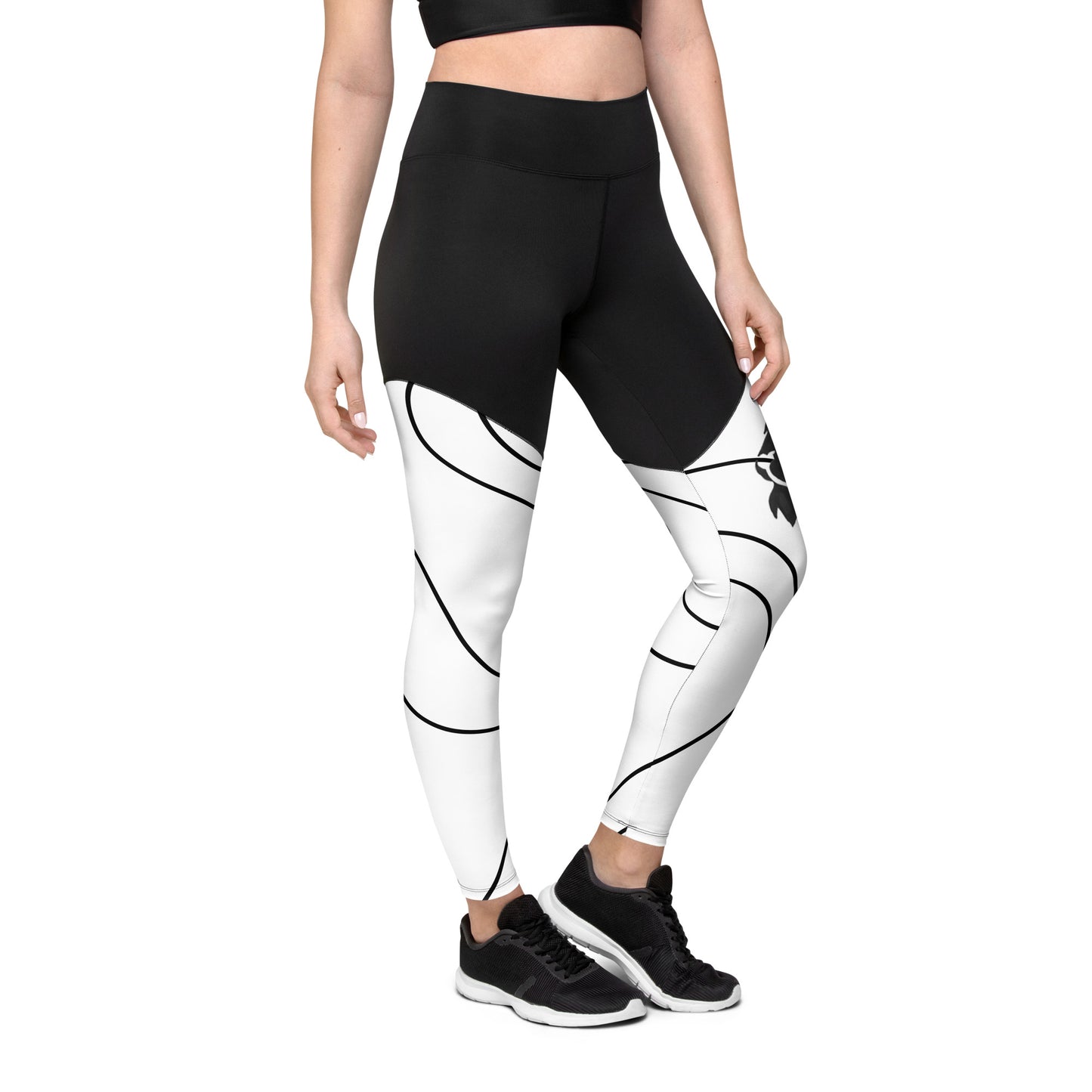 0306 Sports Leggings, One Line 4