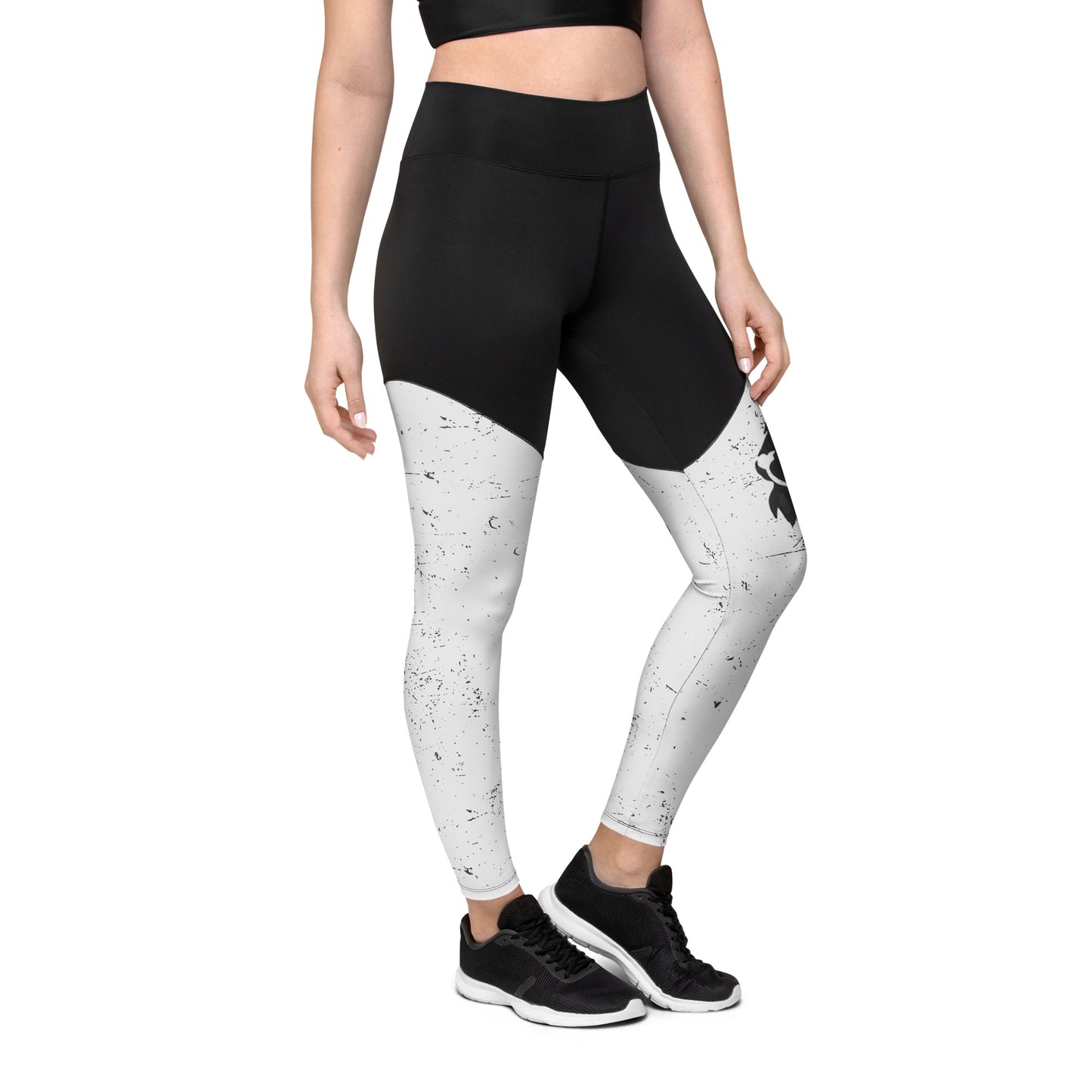 0306 Sports Leggings, Marble