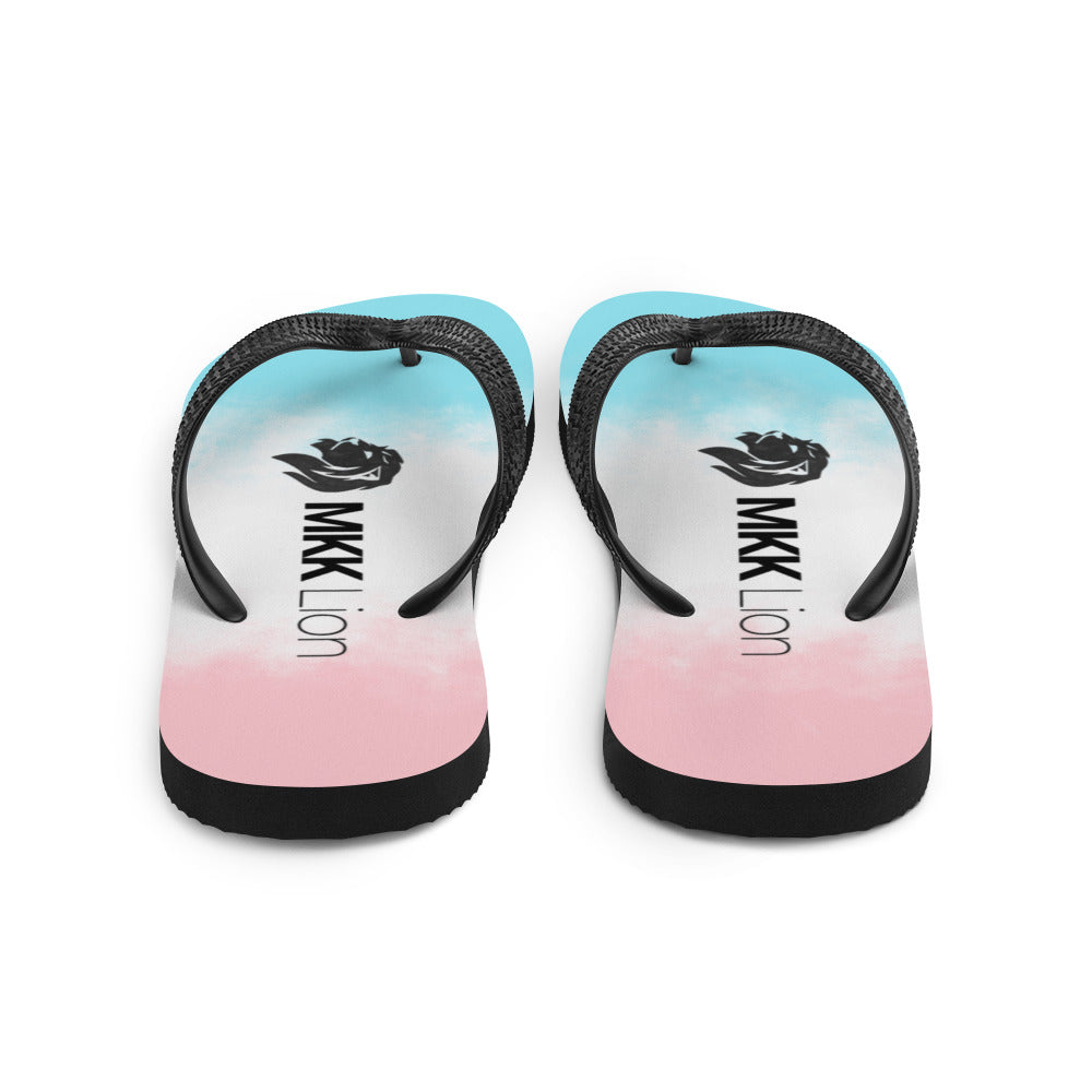 0701 Flip-Flops, Gradient Pink and Blue