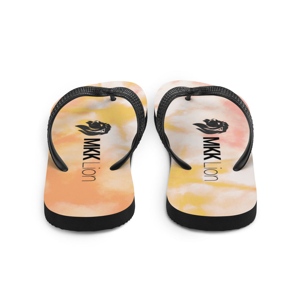 0701 Flip-Flops, Tie Dye Orange