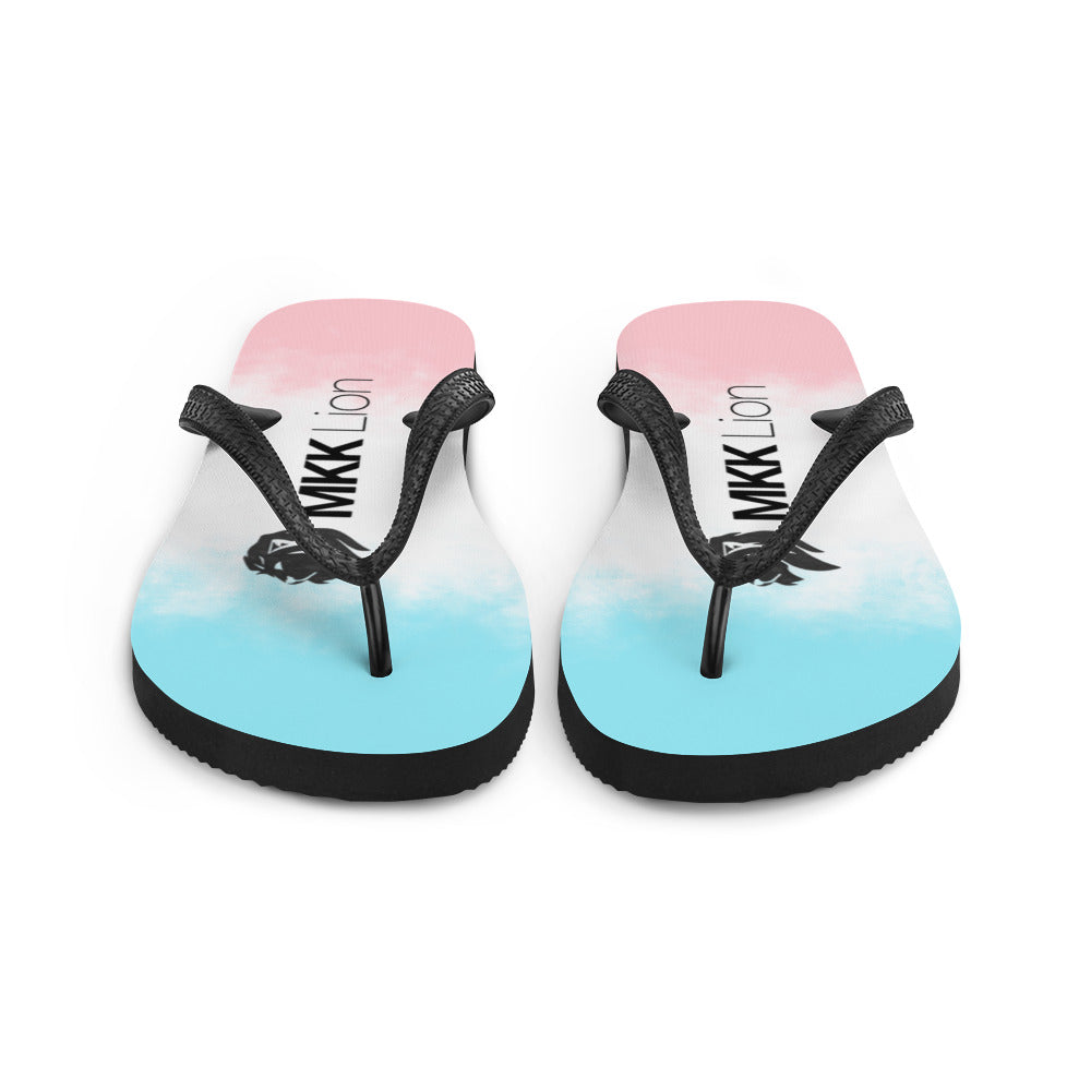 0701 Flip-Flops, Gradient Pink and Blue