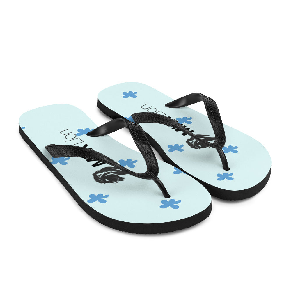 0701 Flip-Flops, Abstract Flowers