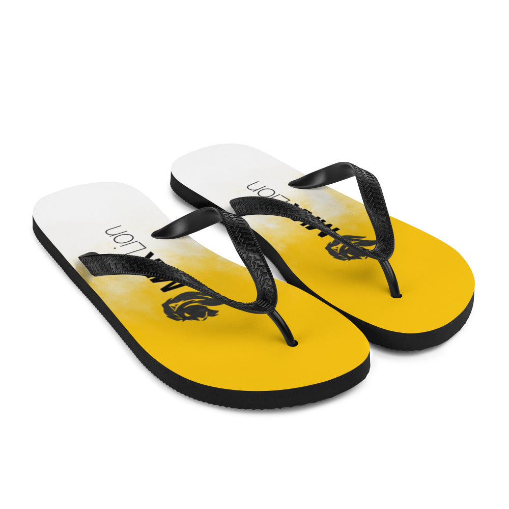 0701 Flip-Flops, Gradient White to Yellow