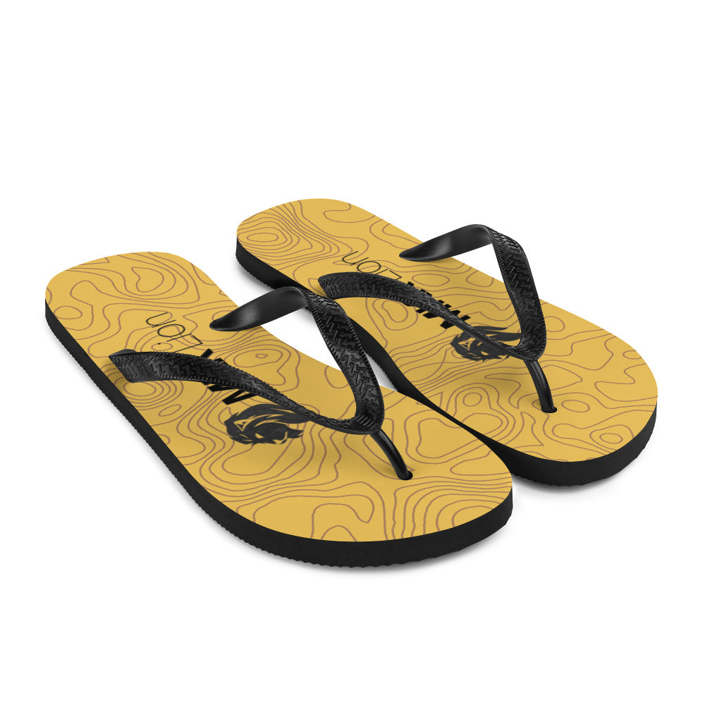 0701 Flip-Flops, Abstract Yellow