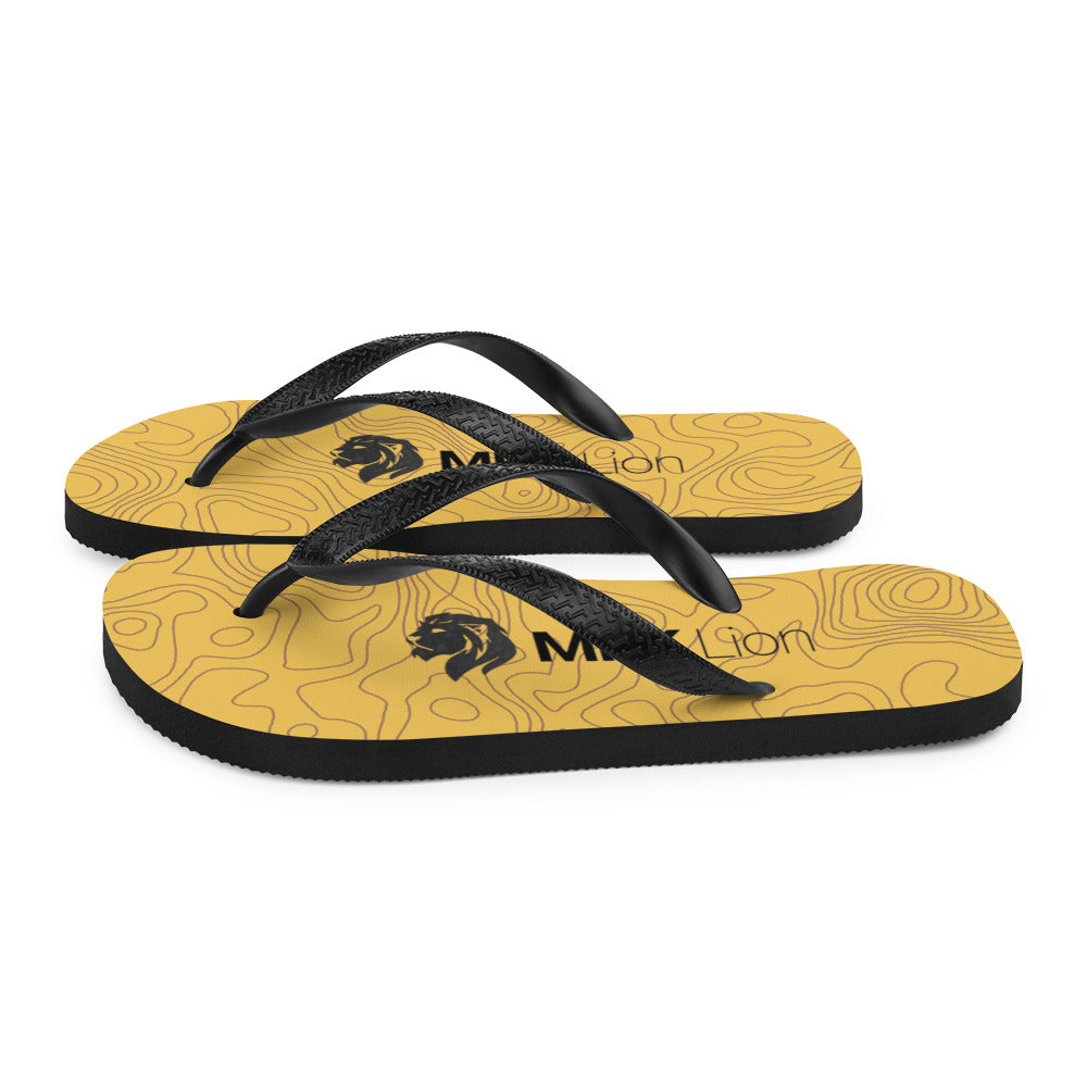 0701 Flip-Flops, Abstract Yellow