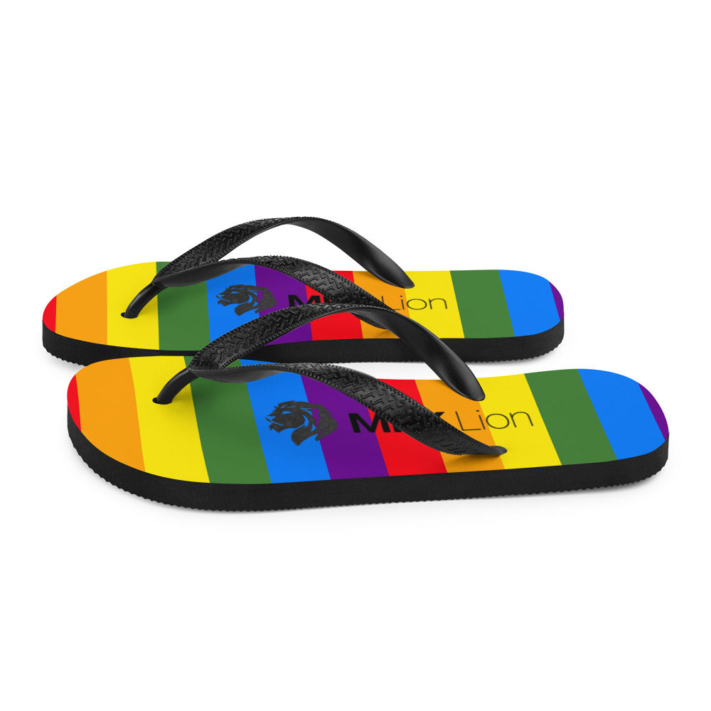 0701 Flip-Flops, Pride Rainbow 1