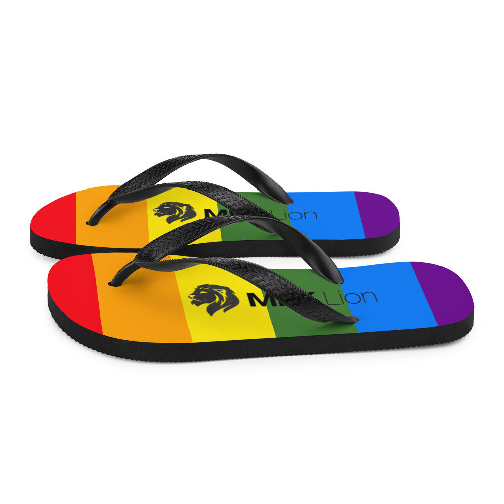 0701 Flip-Flops, Pride Rainbow 2