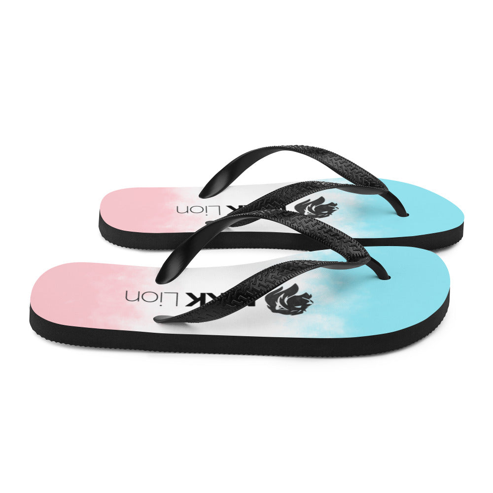 0701 Flip-Flops, Gradient Pink and Blue