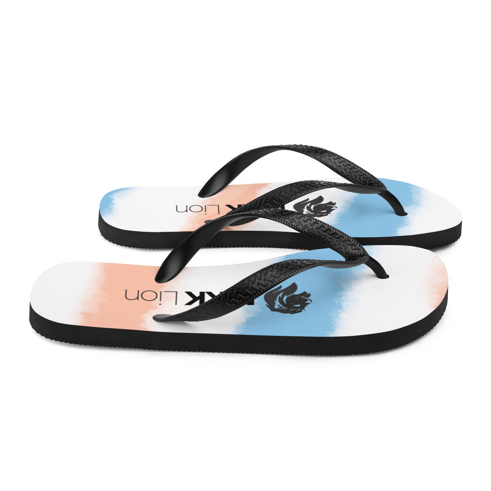 0701 Flip-Flops, Faded Stripes