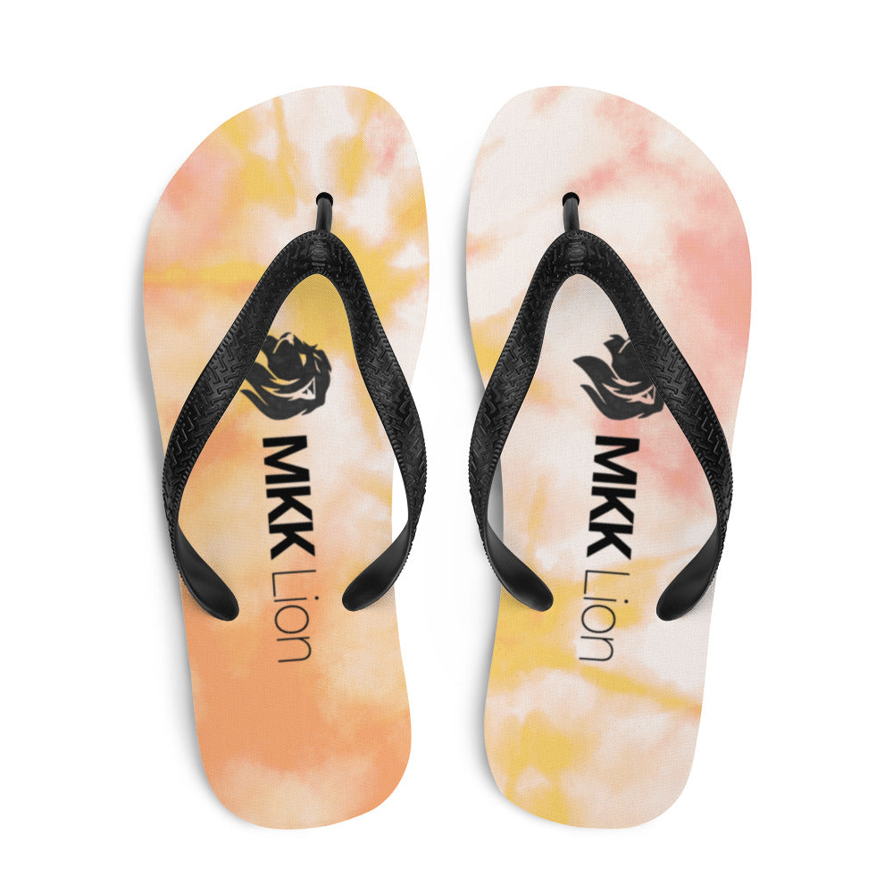 0701 Flip-Flops, Tie Dye Orange