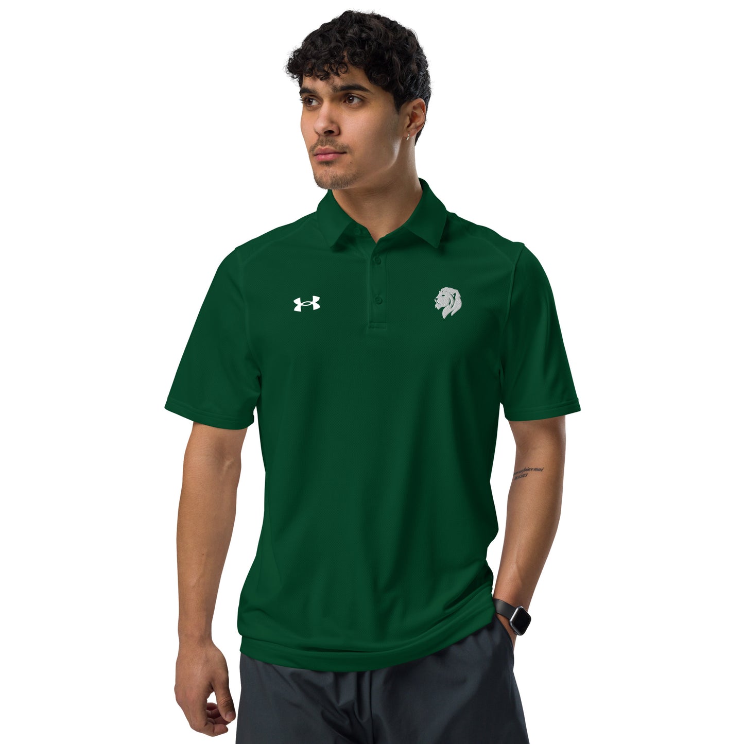 0102b Under Armour® Men’s Polo Shirt, Black/Navy/Green/Grey/White, 02