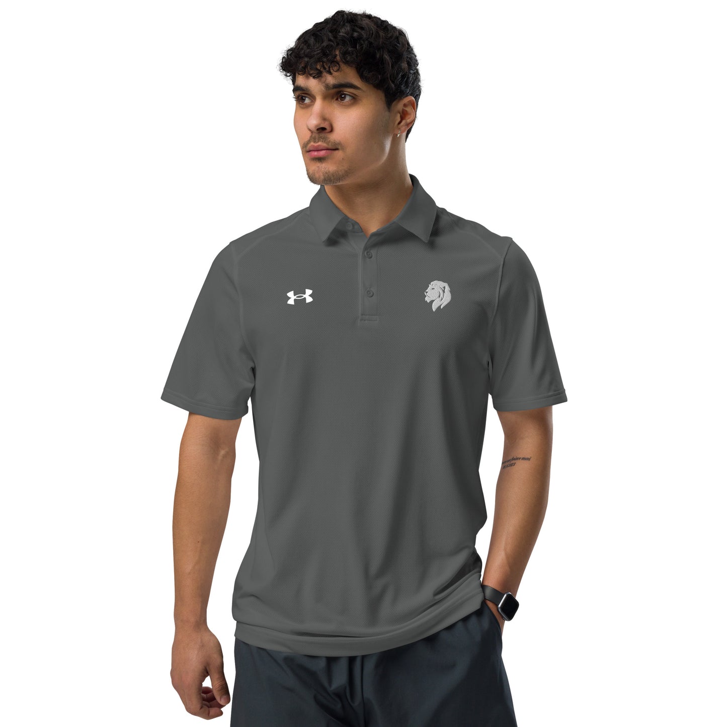 0102b Under Armour® Men’s Polo Shirt, Black/Navy/Green/Grey/White, 02