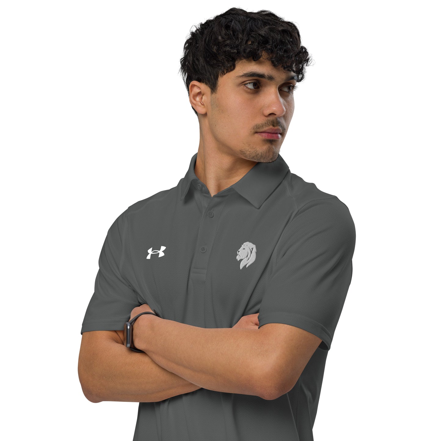 0102b Under Armour® Men’s Polo Shirt, Black/Navy/Green/Grey/White, 02