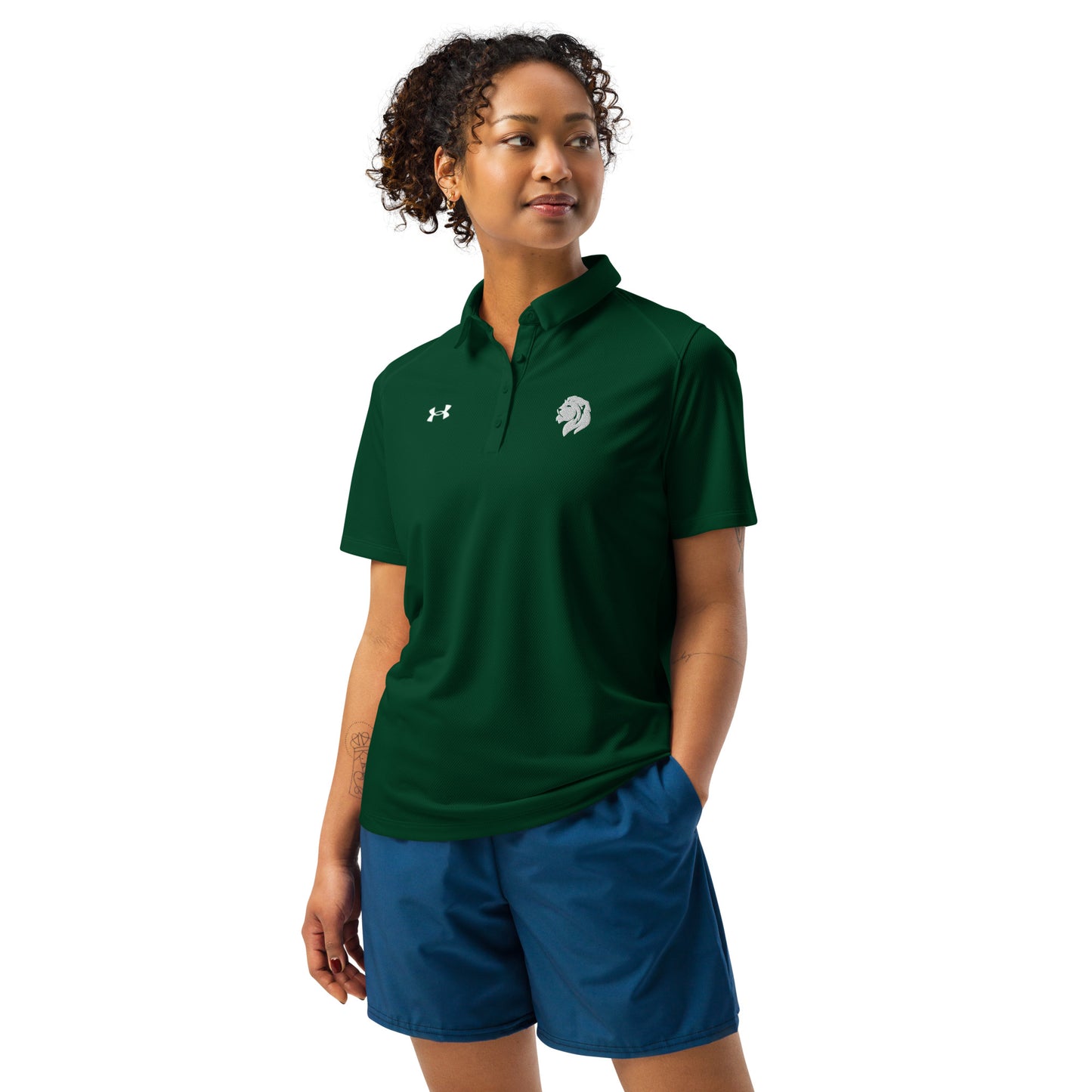 0102c Under Armour® Women’s Polo Shirt, Black/Navy/Green/Grey/White, 02