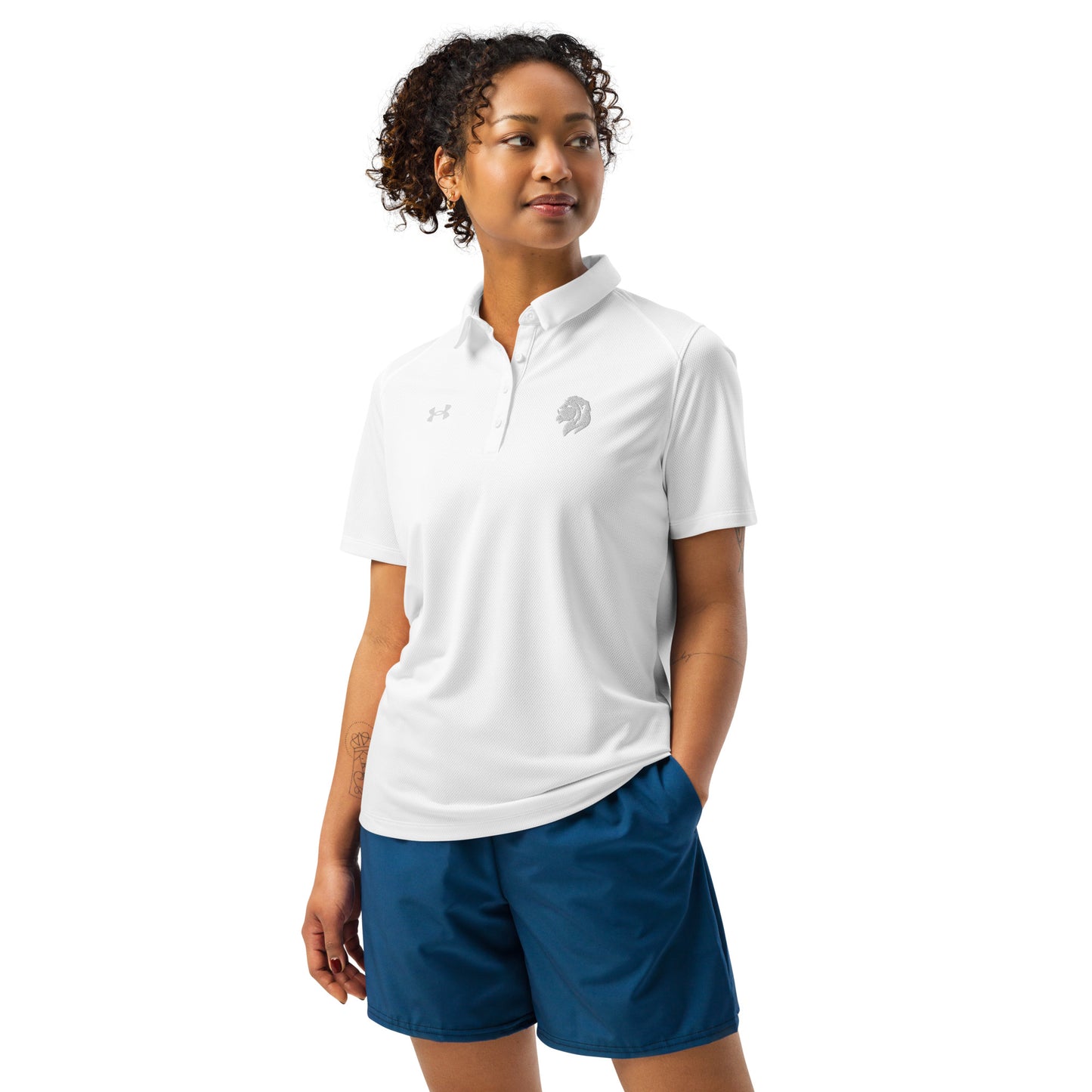 0102c Under Armour® Women’s Polo Shirt, Black/Navy/Green/Grey/White, 02