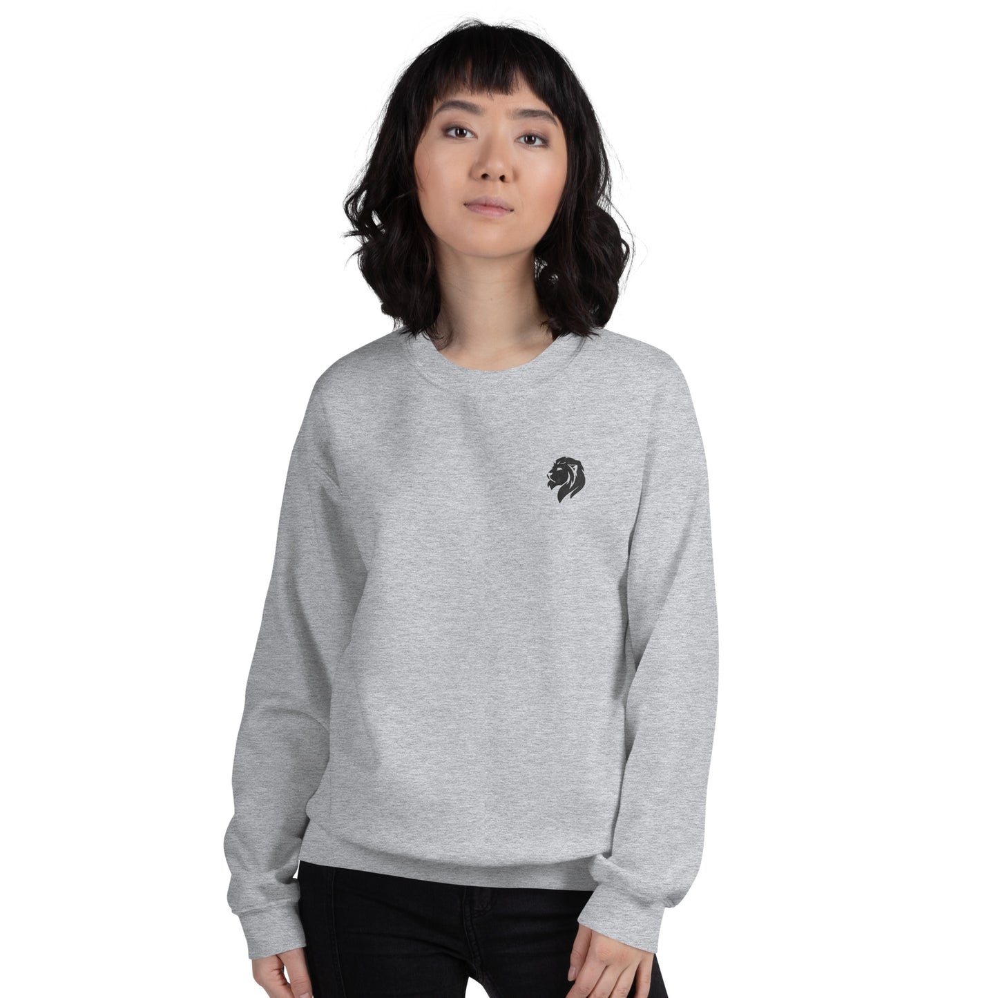 0105a Unisex Sweatshirt, MKK Logo Black, 02