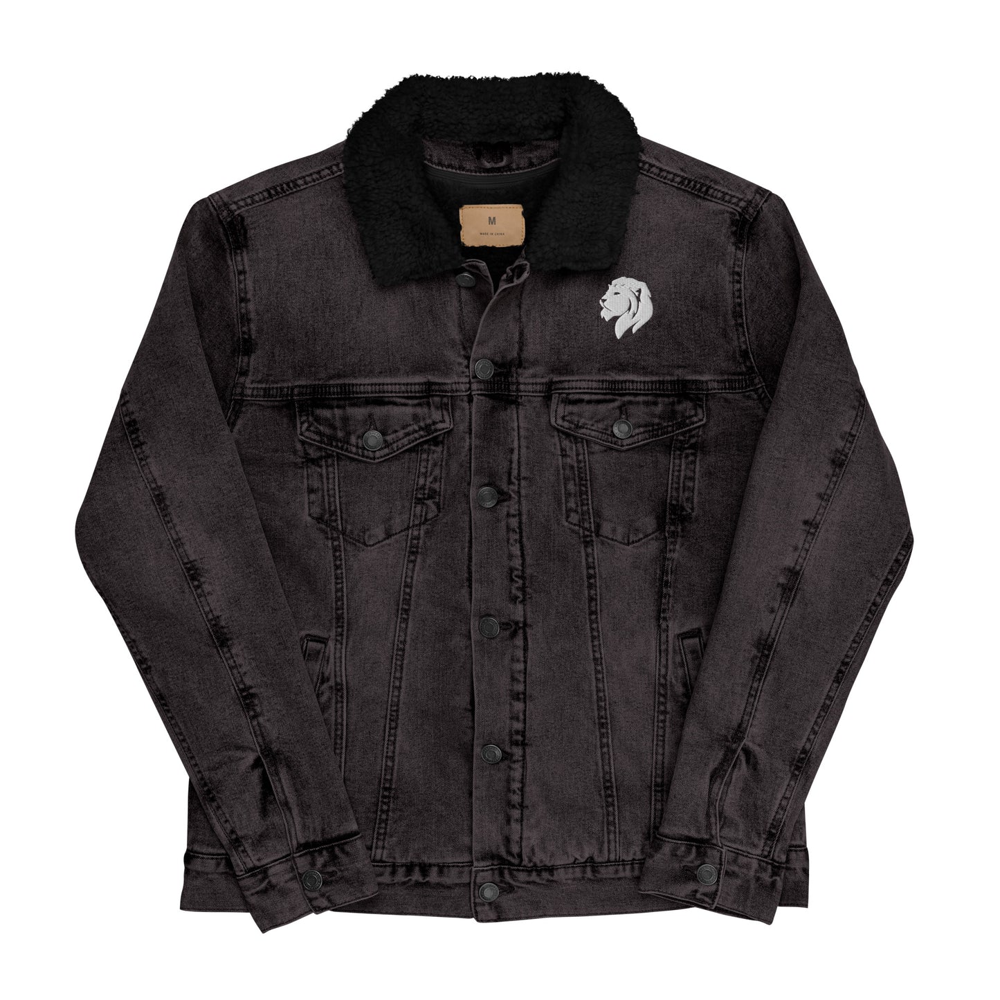 0602 Unisex Denim Sherpa Jacket, 02